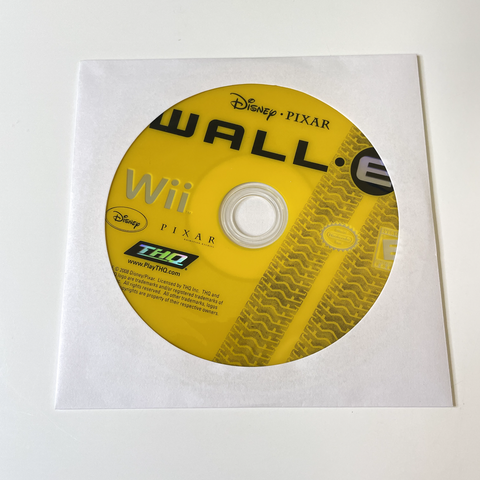 WALL-E (Nintendo Wii, 2008) Disc Surface Is As New!