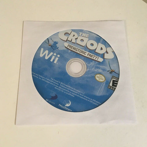 The Croods: Prehistoric Party!  ( Nintendo Wii ), Disc Only!
