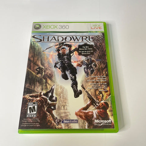 Shadowrun (Microsoft Xbox 360, 2007) CIB, Complete, VG Disc Surface Is As New!