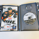 NHL 2003 (Nintendo GameCube, 2002) CIB, Complete, VG Disc Surface Is As New!