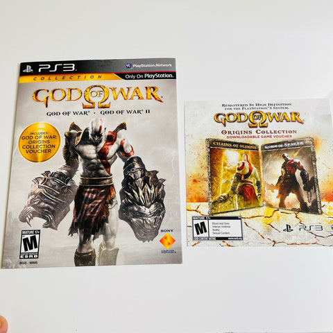 God of War Collection Sony PlayStation 3 PS3 Game Cardboard Sleeve Version & DLC