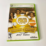 World Series of Poker Tournament of Champions 2007 - XBox 360 CIB, Disc As New!