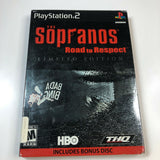 Sopranos: Road To Respect Limited Edition Playstation 2 PS2, Bonus Disc, RARE!