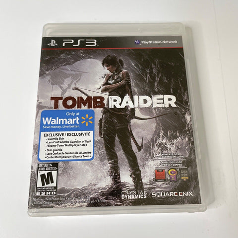 Tomb Raider PS3 (Sony PlayStation 3, 2013) CIB, Complete, VG