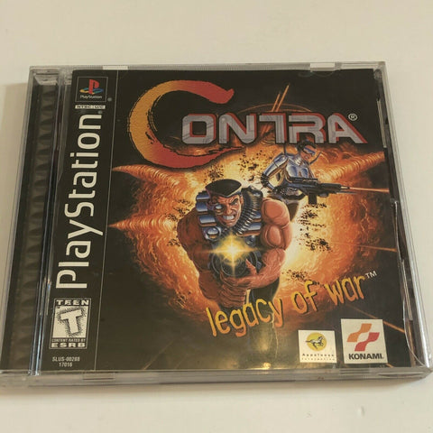 Contra: Legacy of War (Sony PlayStation 1, 1996 PS1)