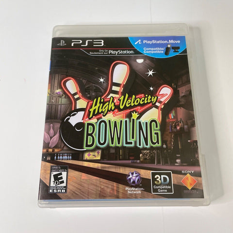 High Velocity Bowling (Sony PlayStation 3, 2010) PS3, CIB, Complete