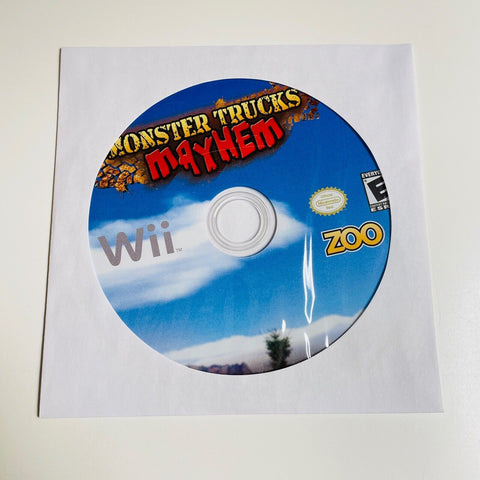 Monster Trucks Mayhem (Nintendo Wii, 2009) Disc