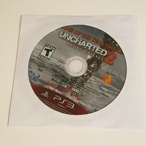 Uncharted 2: Among Thieves (Game of the Year Edition 2010), Playstation 3, Disc