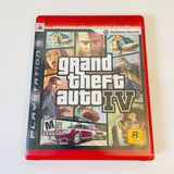 Grand Theft Auto IV 4 (Sony PlayStation 3, PS3 2008) CIB, Complete with Map, VG,