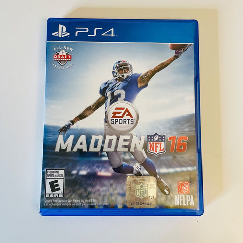 Madden NFL 16 (Sony PlayStation 4, 2015) CIB, Complete, VG