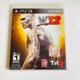 WWE 12 (Sony PS3, Playstation 3, 2011) CIB, Complete, VG