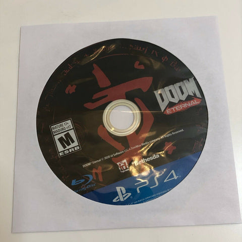 Doom Eternal (PlayStation 4, 2020) Disc only
