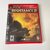 Resistance 2 PS3 (Sony PlayStation 3, 2008) CIB, Complete, VG