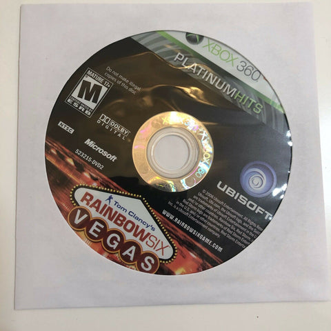 CIB Tom Clancy's Rainbow Six: Vegas  (Microsoft Xbox 360, 2008) Disc only