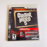Guitar Hero 5 PS3 (Sony PlayStation 3, 2009) CIB, Complete, VG