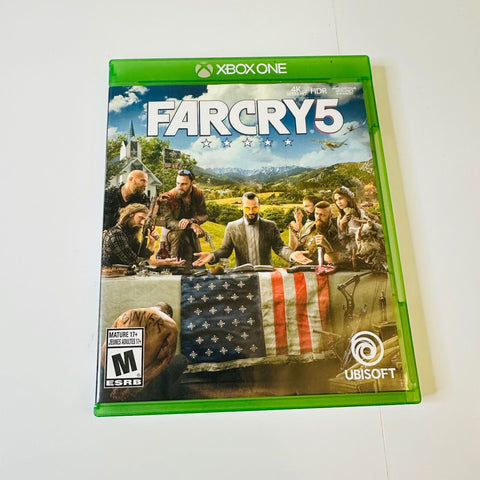 Far Cry 5 (Xbox One, 2018) CIB, Complete, VG