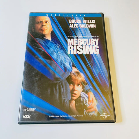 Mercury Rising (DVD, 1998) VG