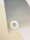 20 Premium Cracked Disc Hub Repair Ring Sticker Label! Cd, Dvd Sega Wii, Wii U,