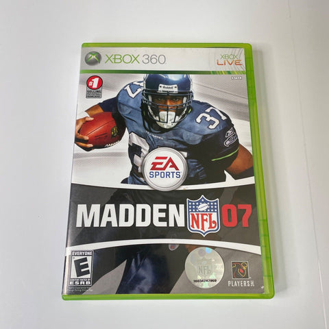 Madden NFL 07 (Microsoft Xbox 360, 2006) CIB, Complete, VG Disc Surface As New!