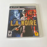 L.A. Noire (Sony PlayStation 3, 2011 PS3) CIB, Complete, Disc Surface Is As New!