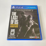 The Last of Us Remastered (PlayStation 4, 2014, PS4) CIB, Complete, VG