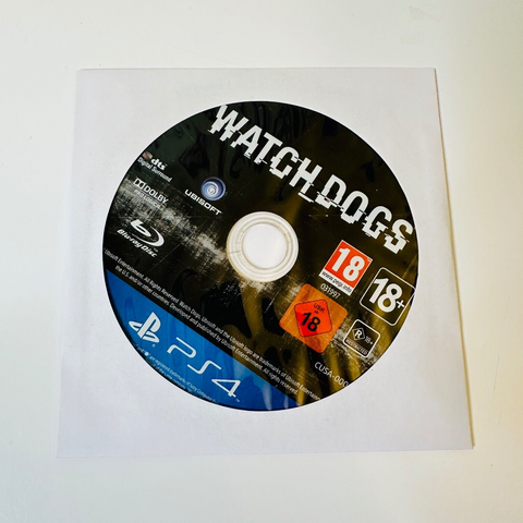 Watch Dogs (Sony PlayStation 4, 2014) PS4 Disc