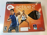 EA Active 2 Bundle Sony PlayStation 3 PS3 w/ Box, Game, Belt, 3 Monitors, Disc