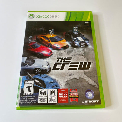 The Crew (Microsoft Xbox 360, 2014) Discs Are Mint!  CIB, Complete, VG
