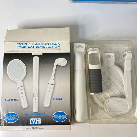 Nintendo Wii Intec Sports Accessories Golf Club, Tennis Racket, Baseball Bat.