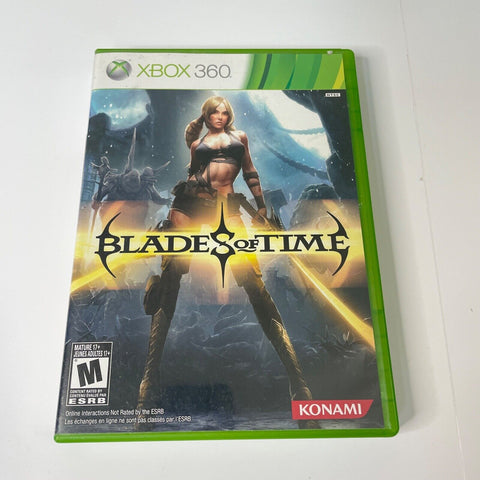 Blades of Time (Microsoft Xbox 360) CIB, Complete, Disc Surface Is As New!
