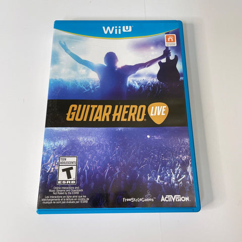 Guitar Hero Live (Nintendo Wii U, 2012) CIB, Complete, VG
