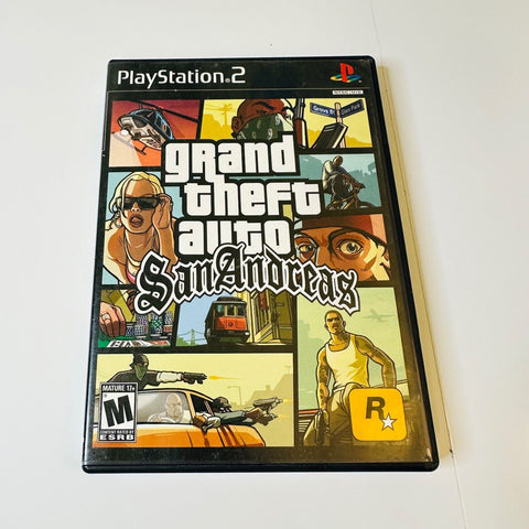 Grand Theft Auto: San Andreas (PlayStation 2, PS2) Disc Surface Is As New!