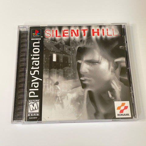 Silent Hill (Sony PlayStation 1, 1999) PS1, Black Label, CIB, Complete Mint Disc