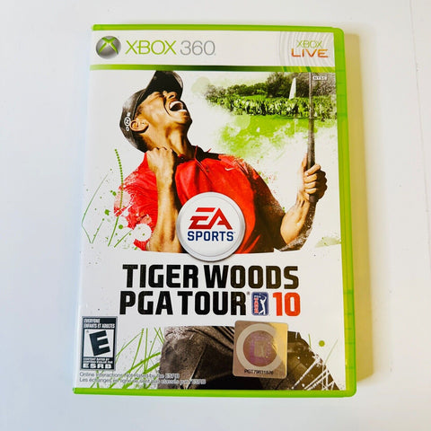 Tiger Woods PGA Tour 10 (Xbox 360, 2009) CIB, Complete, Disc Surface Is As New!