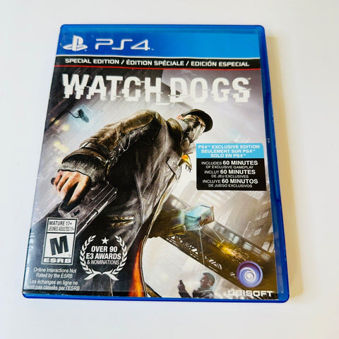 Watch Dogs (Sony PlayStation 4, PS4) CIB, Complete, VG