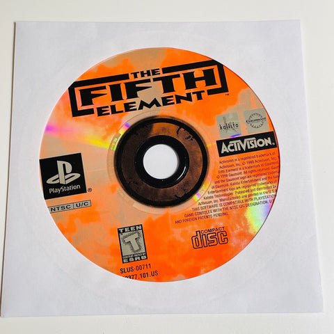 Fifth Element (Sony PlayStation 1, 1998) PS1 Disc Is Nearly Mint!