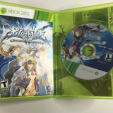 BlazBlue: Continuum Shift (Microsoft Xbox 360, 2010)  Complete, VG