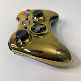 Original OEM Microsoft Xbox 360 Special Edition Gold Chrome Controller