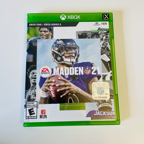 Madden NFL 21 (Microsoft Xbox One, 2020) CIB, Complete, VG