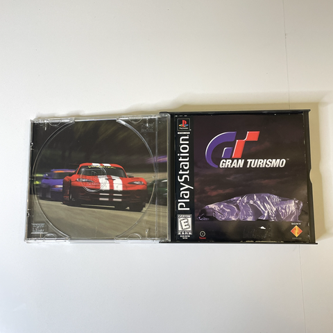 Gran Turismo (PlayStation 1, PS1) CIB, Complete,Black Label, Disc Surface As New