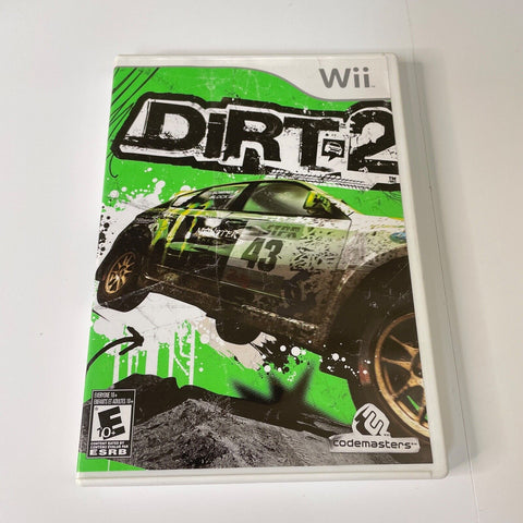 DiRT 2 (Nintendo Wii, 2009) CIB, Complete, Disc Surface Is As New!