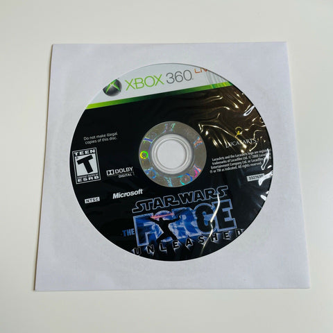Star Wars: The Force Unleashed (Microsoft Xbox 360, 2008) Disc