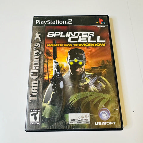 Splinter Cell: Pandora Tomorrow (PlayStation 2) PS2, CIB, Complete, Disc is Mint