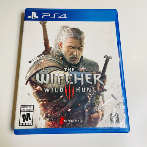 Witcher 3: Wild Hunt (PlayStation 4, 2015) PS4, CIB, Complete, VG