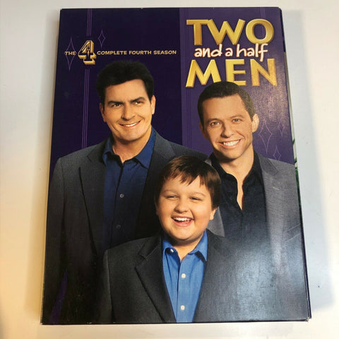 Two and a Half Men The Complete Fourth Season (DVD, 2008, 4-Disc Set)
