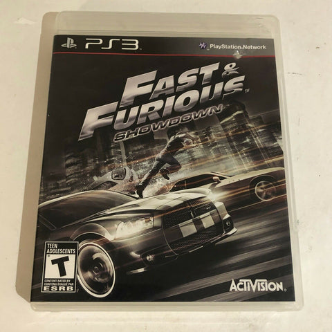 Fast & Furious: Showdown (Sony PlayStation 3, 2013 PS3)