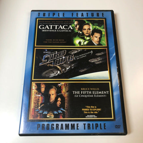 Gattaca / Starship Troopers / The Fifth Element (Dvd, Triple Feature)