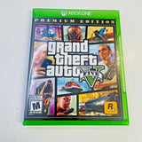 Grand Theft Auto V - Premium Online Edition (Xbox One, 2014)  Complete, VG