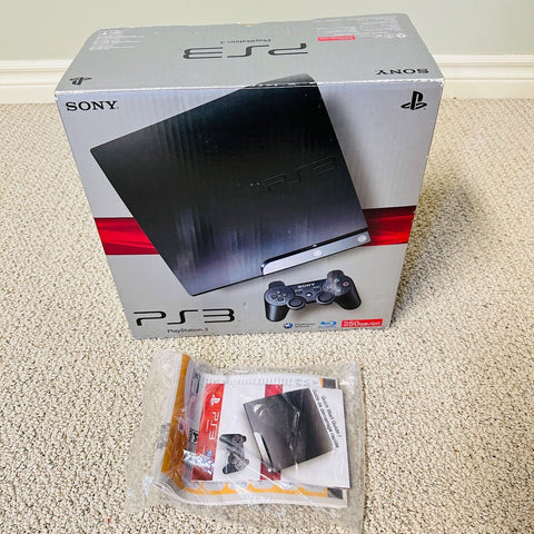 "EMPTY BOX AND MANUAL ONLY!" Playstation 3, PS3 Slim 250gb, Please Read!!!