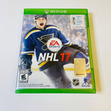 NHL 17 (Microsoft Xbox One, 2016) CIB, Complete, VG